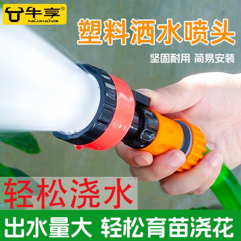 育苗浇花浇菜洒水喷头园林浇水枪神器农用4分6分园艺专用园林绿化