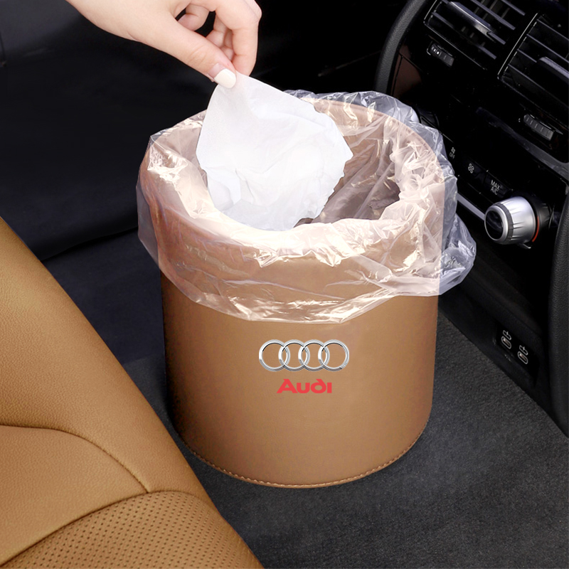 车载垃圾桶适用于奥迪a6/a4l/q3/q5/a3/q7车内装饰用品大全后排