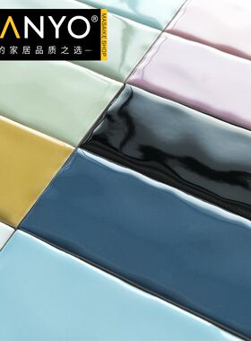 欧式陶瓷模制仿手工砖长t条釉面瓷砖阳台厨房厕所卫生间墙砖装饰