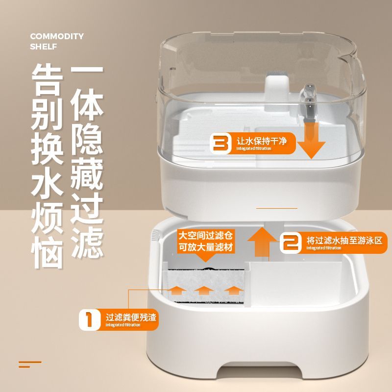 桌面乌龟缸家用办公一体式过滤养乌龟箱底滤带晒台防逃饲养箱水陆