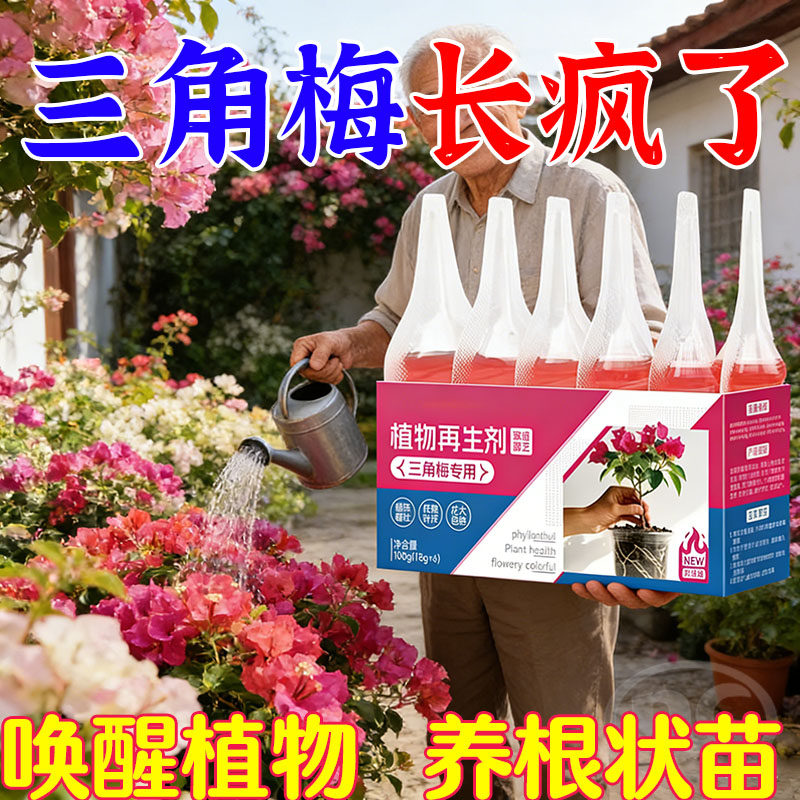 三角梅长疯了植物再生剂营养液绿植花卉盆栽家庭园艺肥料水溶肥料,鲜花速递/花卉仿真/绿植园艺,介质/营养土,淘宝优惠券,粉丝福利购,淘宝优惠卷