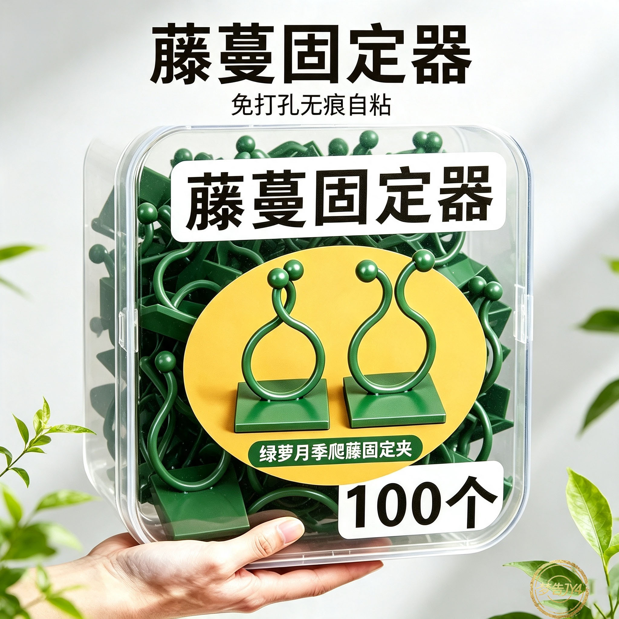 月季蔷薇爬藤固定夹室外