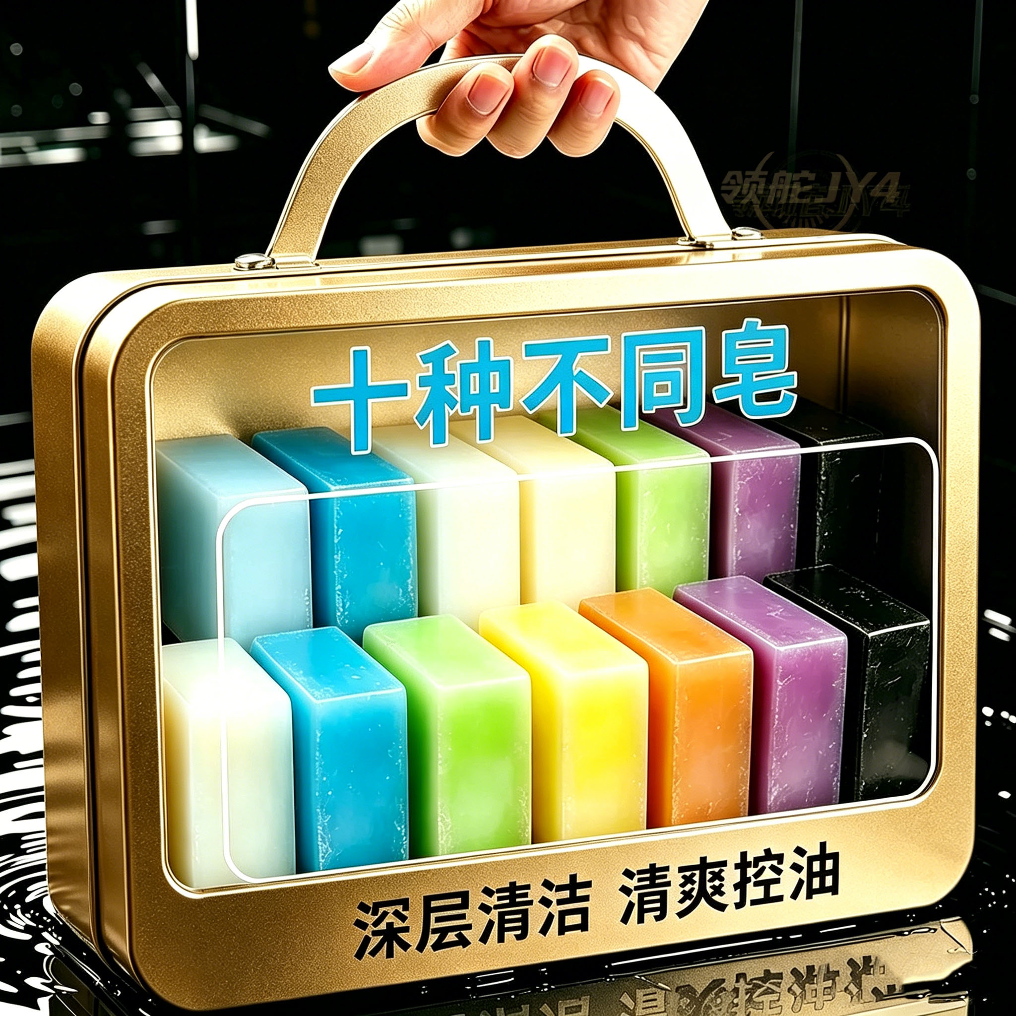 开盲盒【10块不同皂】精油特香皂家庭装洗手洗澡洗脸皂控油手工皂