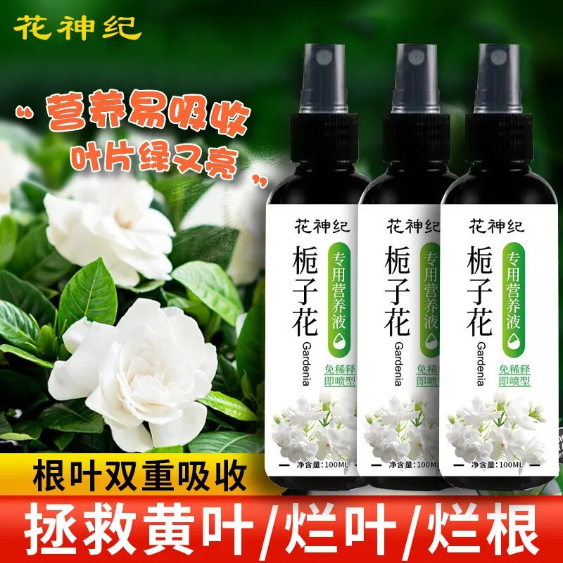 栀子花营养液黄叶转绿催花爆盆增甜香型懒人养花防蔫促开花剂农用