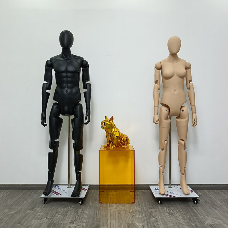 新品模特道具男全身四肢关节活动商务服装人体模型橱窗陈列展示架