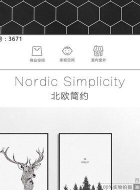 白色六边形蜂窝瓷砖厨房几何形卫生间阳台墙砖黑色哑光墙面砖