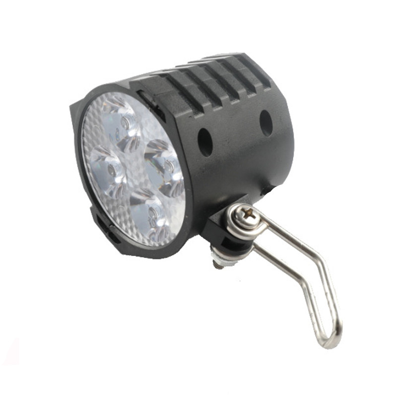 超高亮聚光折叠代驾电动滑板自行车射灯大灯防水二合一喇叭前照灯