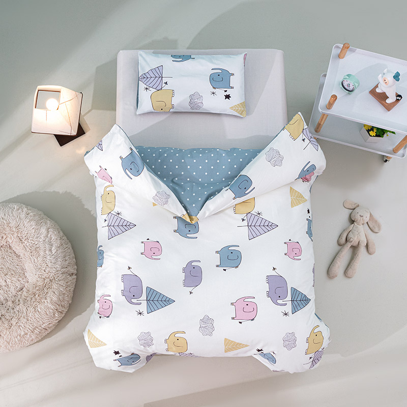 幼儿园被子三件套纯棉被套被褥六件套含芯小宝宝午睡入园儿童床品