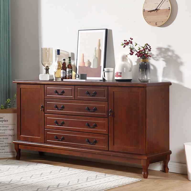 【折扣价】简约现代五斗柜实木卧室斗柜抽屉收纳柜美式五斗橱客厅