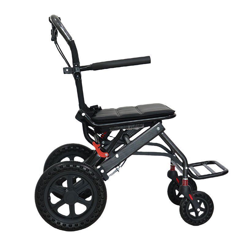 便捷轮椅折叠老人小型代步车轻便老年人用品可折叠超轻简易手推车