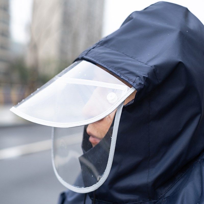 山地自行车雨衣学生长款全身防暴雨雨披成人男女加大可背包防雨衣