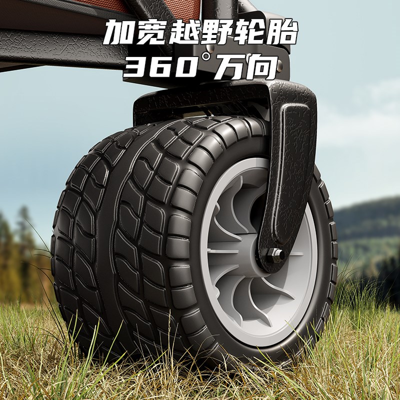 露营推车聚拢折叠户外营地车拖车摆摊野营手拉车小推车野餐车桌板