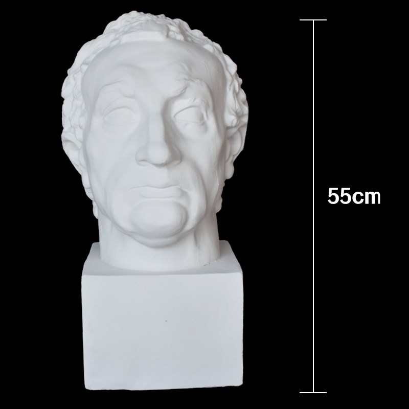 55cm格达米那塔头石膏像美术教具石膏头像画室雕塑装饰静物摆件