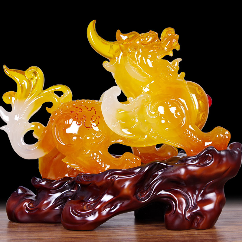 貔貅摆件招財聚財鎮宅客厅家居装饰办公室财位工艺品酒柜开业礼品