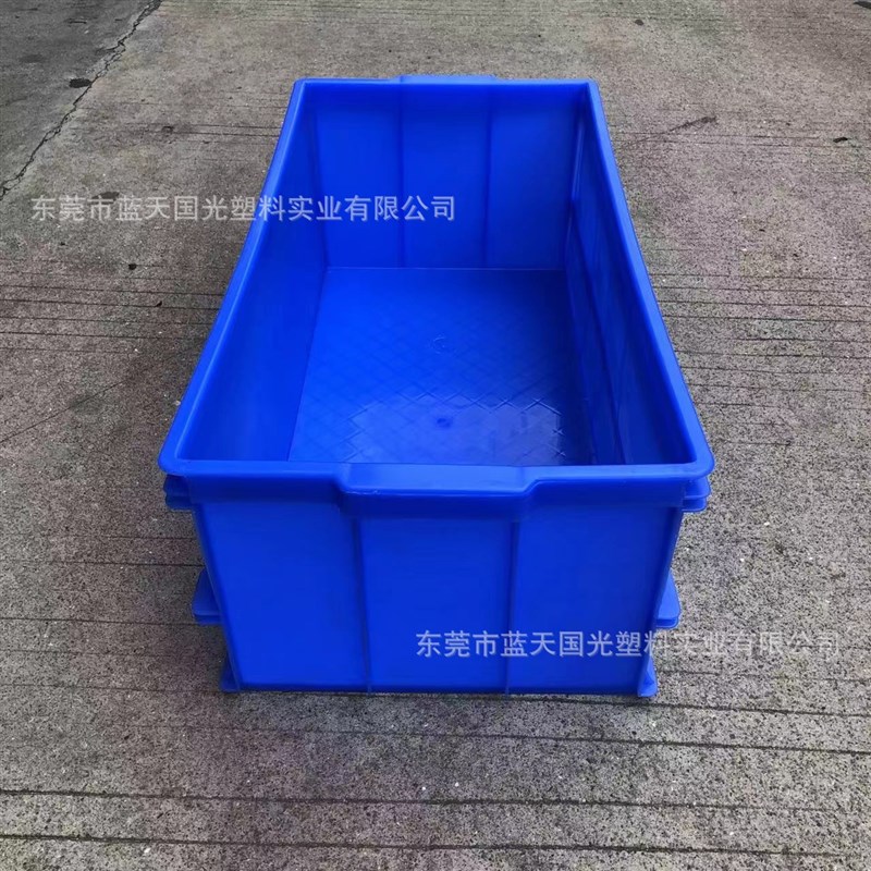 蓝色加厚塑料胶箱抗击冲周转金模具配胶五箱五1#金胶框中件转筐