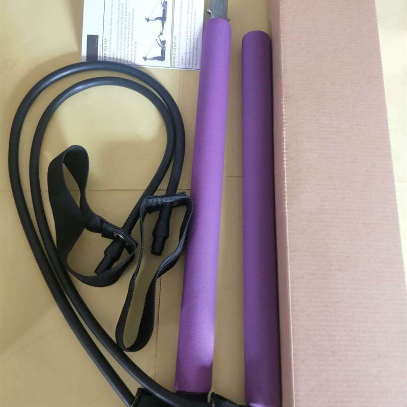 瑜伽普拉提棒多功能家用健身器材拉力棒弹力绳拉伸棒背部训练器材