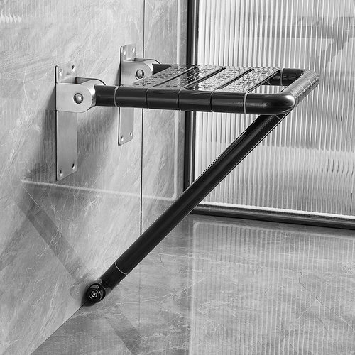 浴室靠墙折叠凳卫生间老人安全防滑座椅残疾人无障碍扶手洗澡凳子