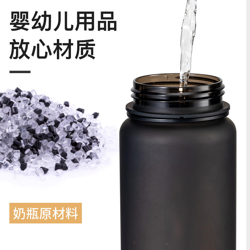 大容量运动喝水杯塑料耐高温防摔学生女外带吸管杯子男生夏季水壶