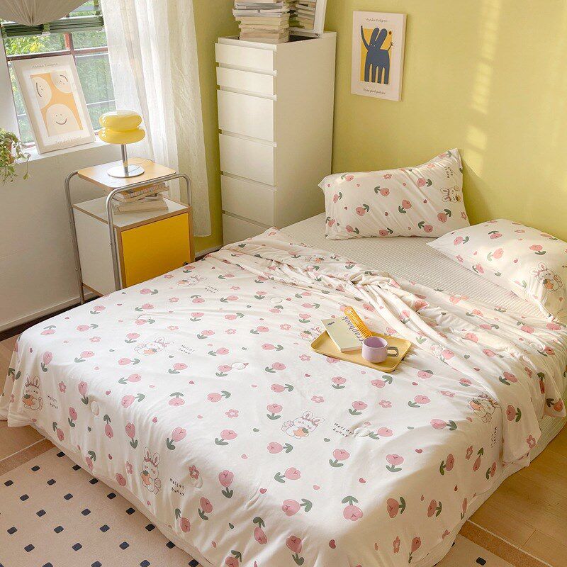 A类母婴级夏凉被可机洗夏被儿童薄款被子春秋空调被大豆纤维单被