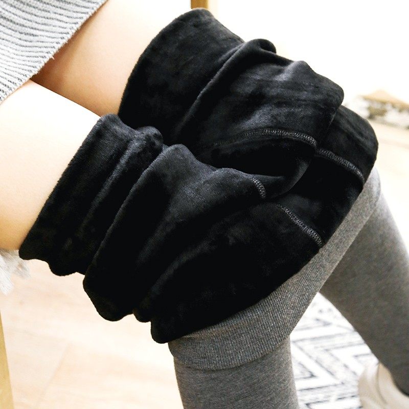 胖妹妹特大码打底裤女外穿200斤冬季加绒加厚不勾丝不掉档一体裤