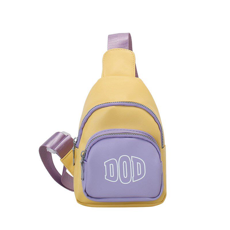儿童斜挎背包小男孩帅气单肩小包包男童网红胸包潮酷外出时尚男款