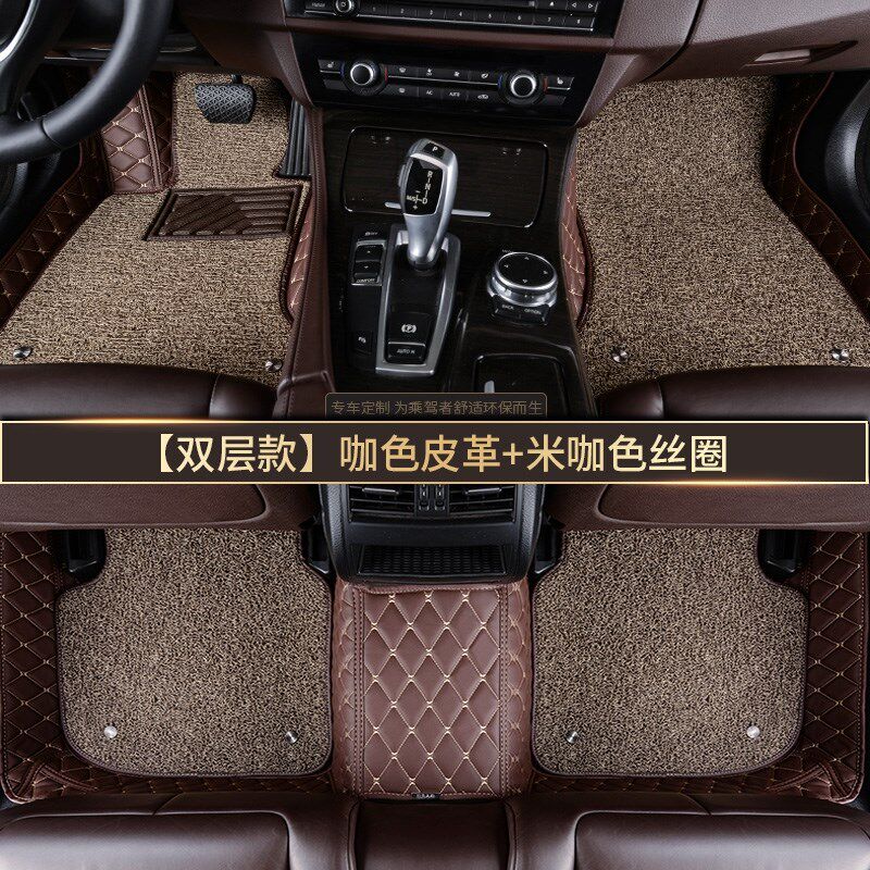 江铃皮卡脚垫骐铃t3全包围t5 t7 t5plus专用丝圈脚踏垫汽车配件大