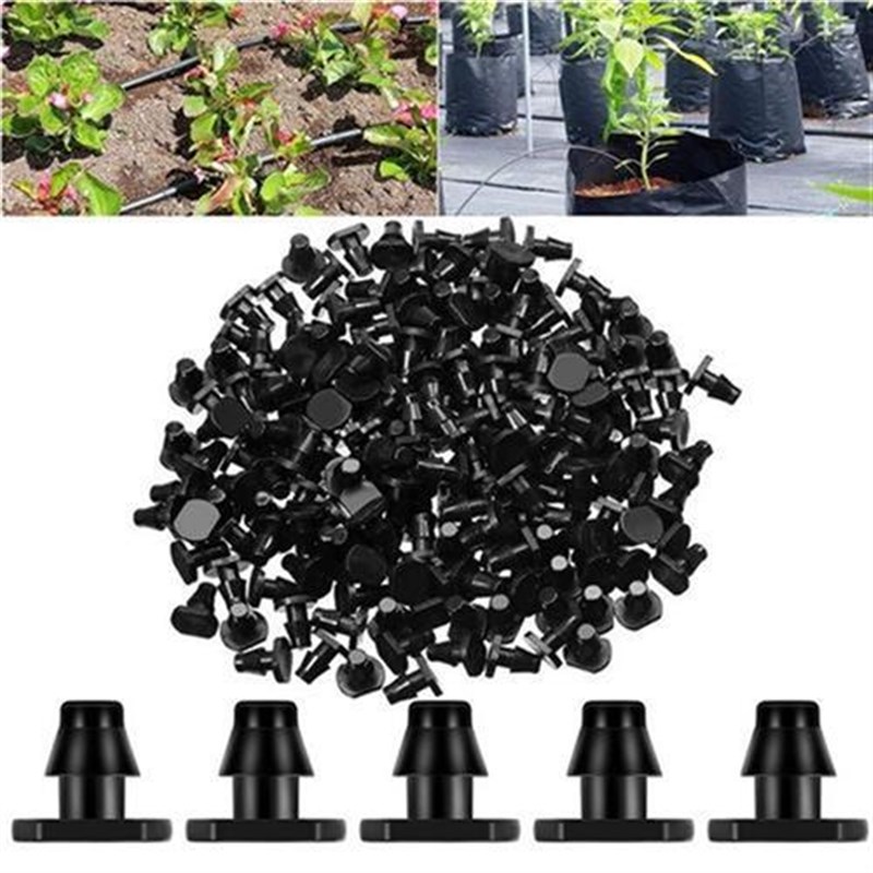 大棚灌溉接头滴灌配件微喷滴灌用品包邮4J/7毛管堵头PE管纠错堵钉