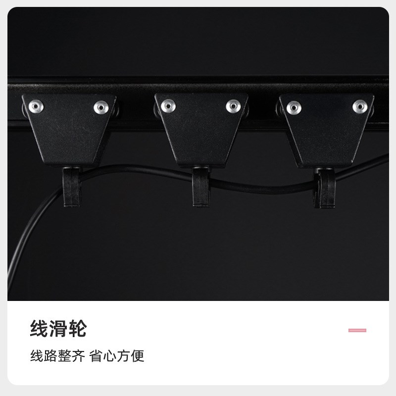 摄影棚吊顶天花路轨三基色柔光灯灯光吊架灯架恒力铰链吊臂伸缩仪