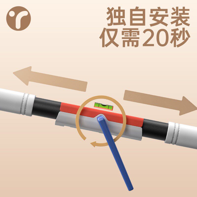 单杠室内家用儿童成人吊环免打孔门上墙体秋千引体向上器健身器材