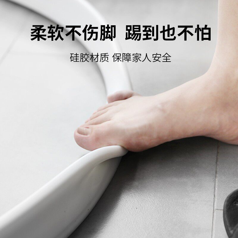 矽胶磁性挡水条防l水隔断随意弯曲弧形挡水条厕所浴室隔水条洗手
