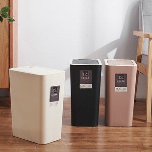 大容量卫生Z间厨房带盖 客厅个性 车载垃圾桶大货车用家用时尚