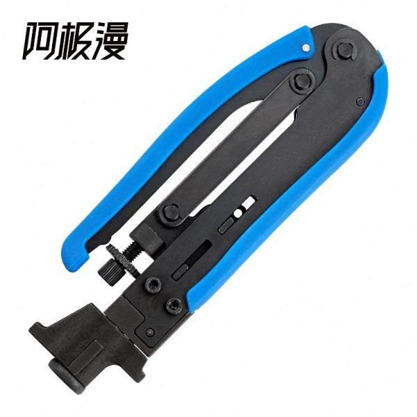 阿极漫现货RG59/RG6同轴线缆挤压钳F头压线钳网络压接钳挤压工具,五金/工具,气动冷压接钳,淘宝优惠券,粉丝福利购,淘宝优惠卷