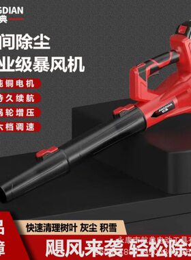强力多功能调速吹叶机大功率电动吹落叶灰尘鼓风机无线锂电吹风机