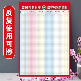 3D走势图单张海报印制写真喷绘 福利彩票走势图3D开奖号码分布图