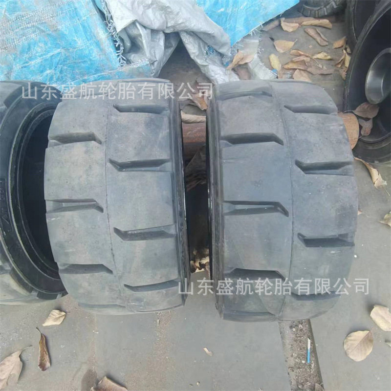 叉车轮胎22*9*16TR压配式实心工业机械耐磨轮胎 22*9*16 压配胎