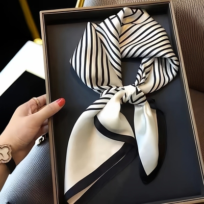 新款65小方巾丝巾女夏季百搭围巾气质方巾高级感护颈春秋薄款防晒