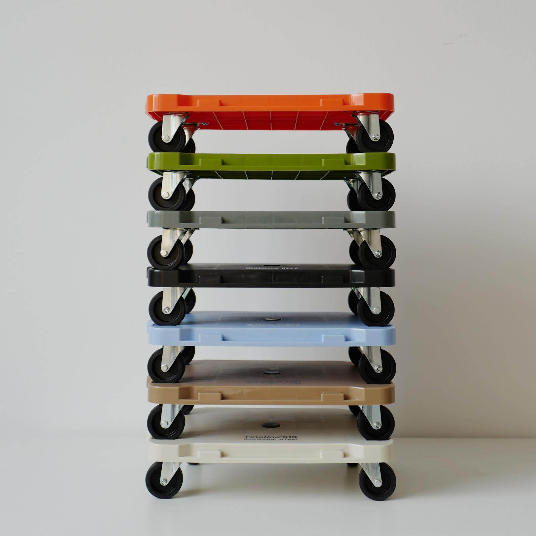 HTAP小型平台车 可移动的拼接地板静音滑轮日式收纳箱 家店通用