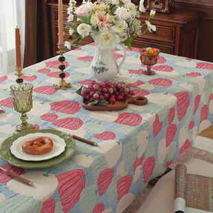 草间弥生南瓜布桌布民宿家装套矩形高端咖啡桌桌布定制