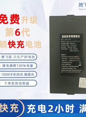 腾飞跃 Soar103F智能锁电池大容量 门锁电池 快充 指纹锁电池专用