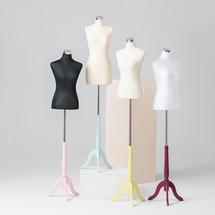 新手M84女立裁泡沫人台可深插针服装 学生毕业设计排花模特道具