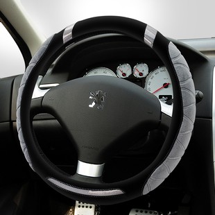 308 2008毛绒方向盘套冬季 3008 301标志307 508 适用东风标致408