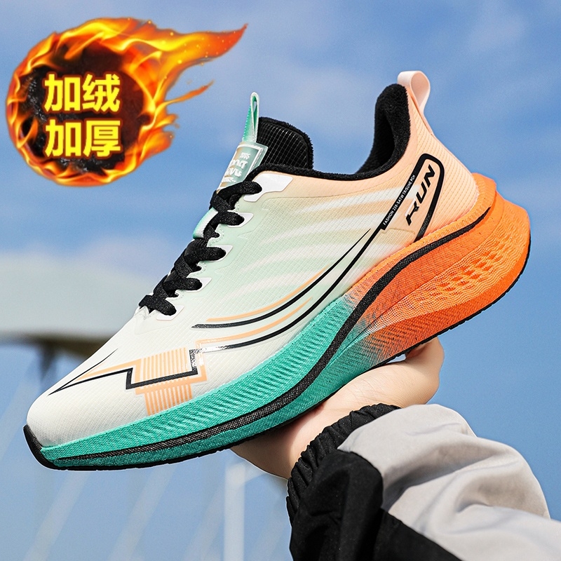 莆田鞋男女通用冬季加绒加厚跑步