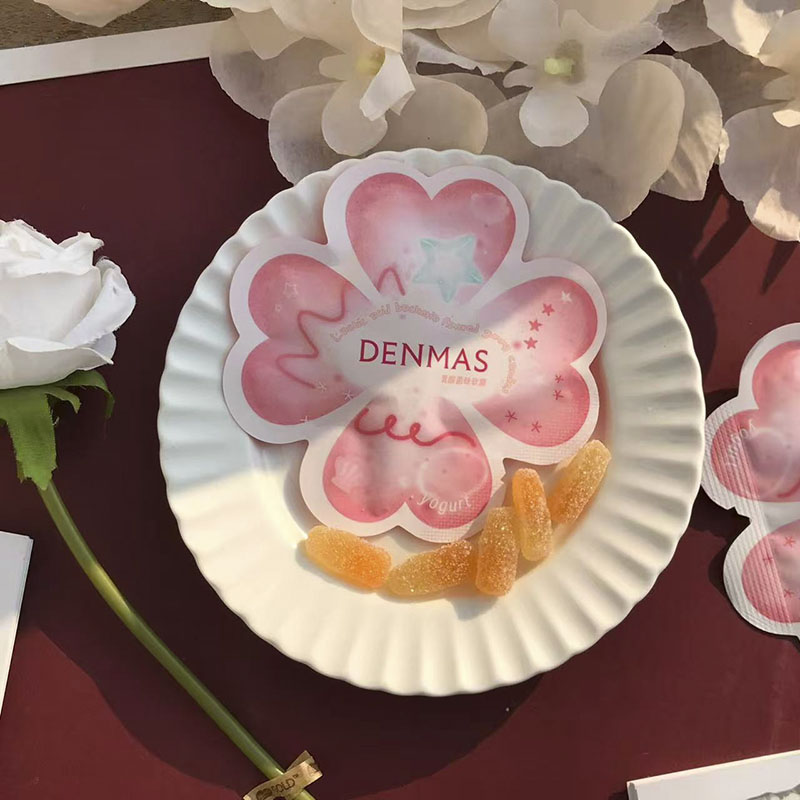 DANMAS丹玛仕异型花朵乳酸菌味软糖小红书推荐高颜值结婚订婚喜糖