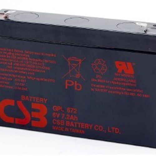 现货CSB GPL672 6V7.2AH电子仪器/电子秤/进口设备/玩具车用电池