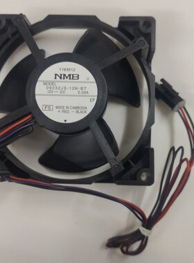 冰箱冷冻风机NMB风扇DC12V 0.08A冰箱风冷电机0932JS-12K-BT