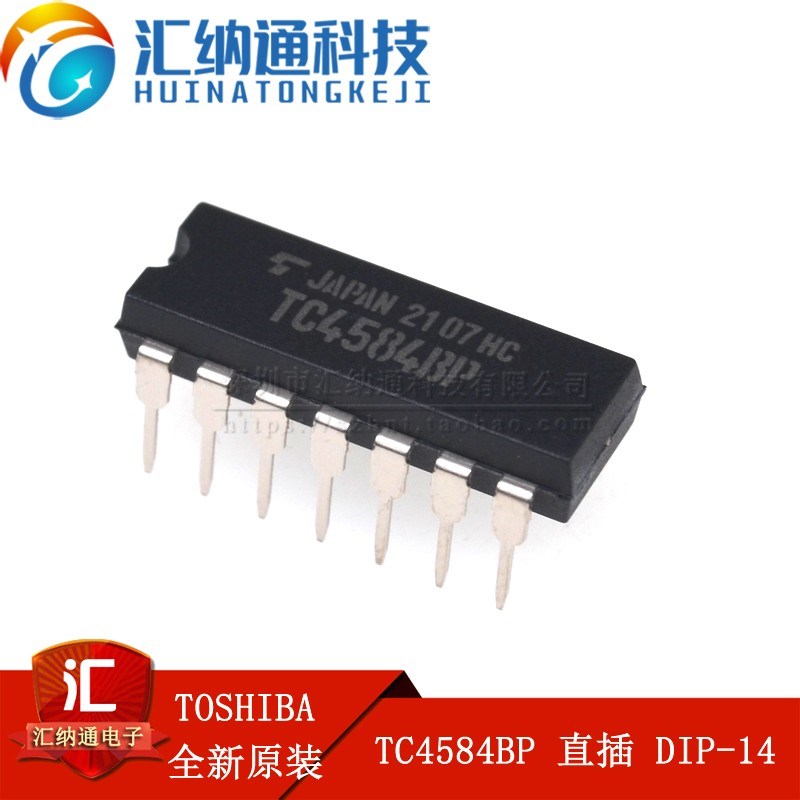 原装正品 TC4584BP TC4584 直插 DIP-14 六角施密特触发器