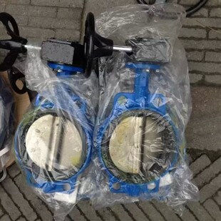 D371X 150 200 100 涡轮蝶阀40 对夹式 16国标涡轮蝶阀