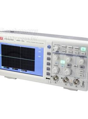 UTD2102CEX+ 优利德 7寸彩屏  2通道100MHz带宽数字存储示波器