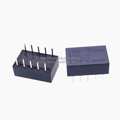 信号继电器 TQ2-24V ATQ204 24V/10脚/两开两闭/1A 全新
