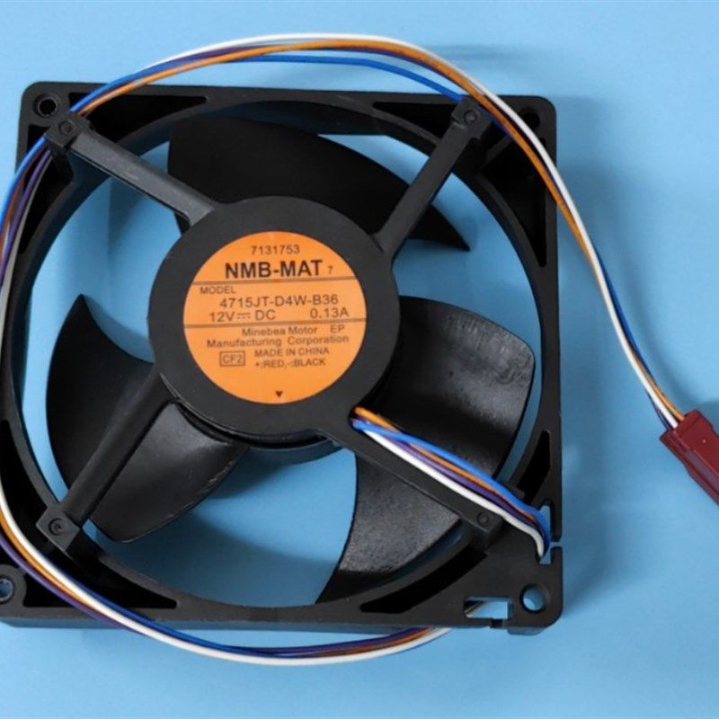 原装NMB 12V 防水风扇4715JT-D4W-B36 12厘米/CM 超静音风扇冰箱